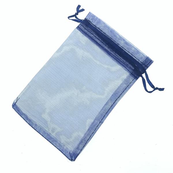 Organza zakjes blauw 10x15cm - 5 stuks - Image 2