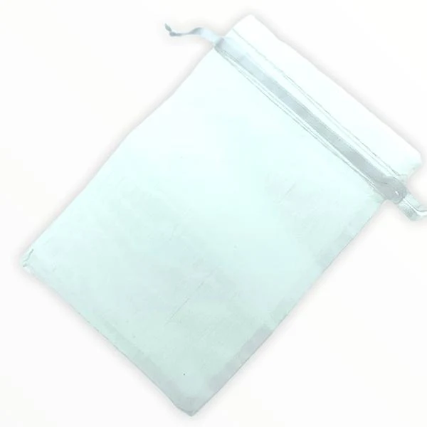 Organza zakjes wit 10x15cm - 5 stuks - Image 2