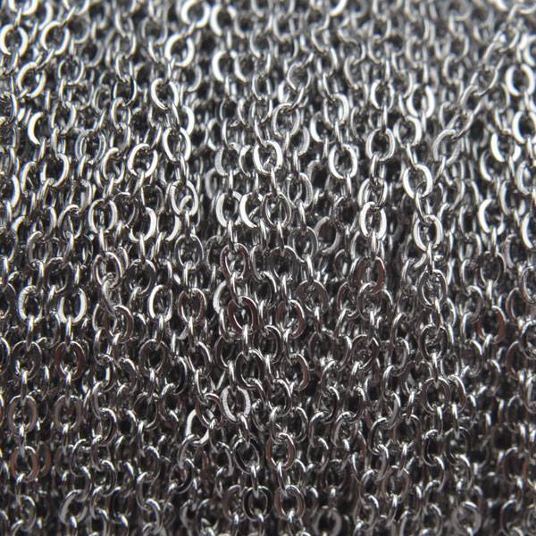 Ovale schakelketting RVS 1,1x1.5mm - prijs per 10cm - Image 2