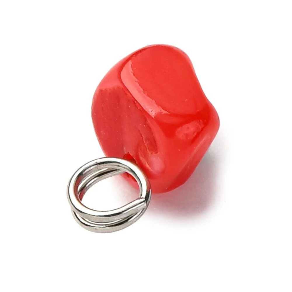Bedel Zoetwater Schelp Nugget met Ringetje 8–6mm – per stuk - Image 3