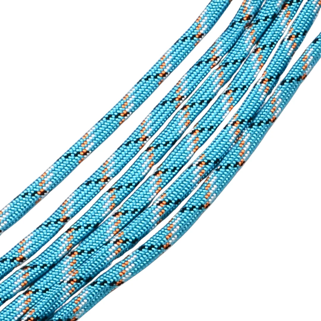 Parakoord Aqua Blauw 4mm - 1 meter