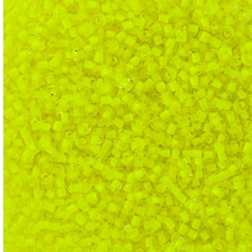 Preciosa rocailles 6-08786 crystal neon yellow 6/0 - 5 gram