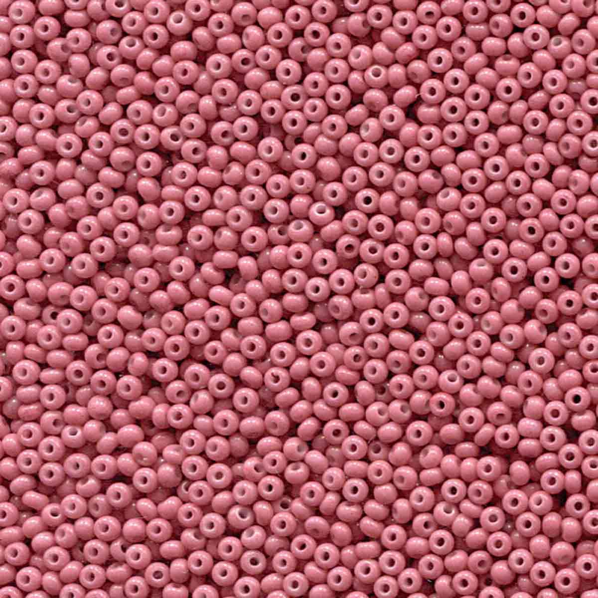 Preciosa rocailles glas 11/0 opaque pink coral (2mm) - 10 gram