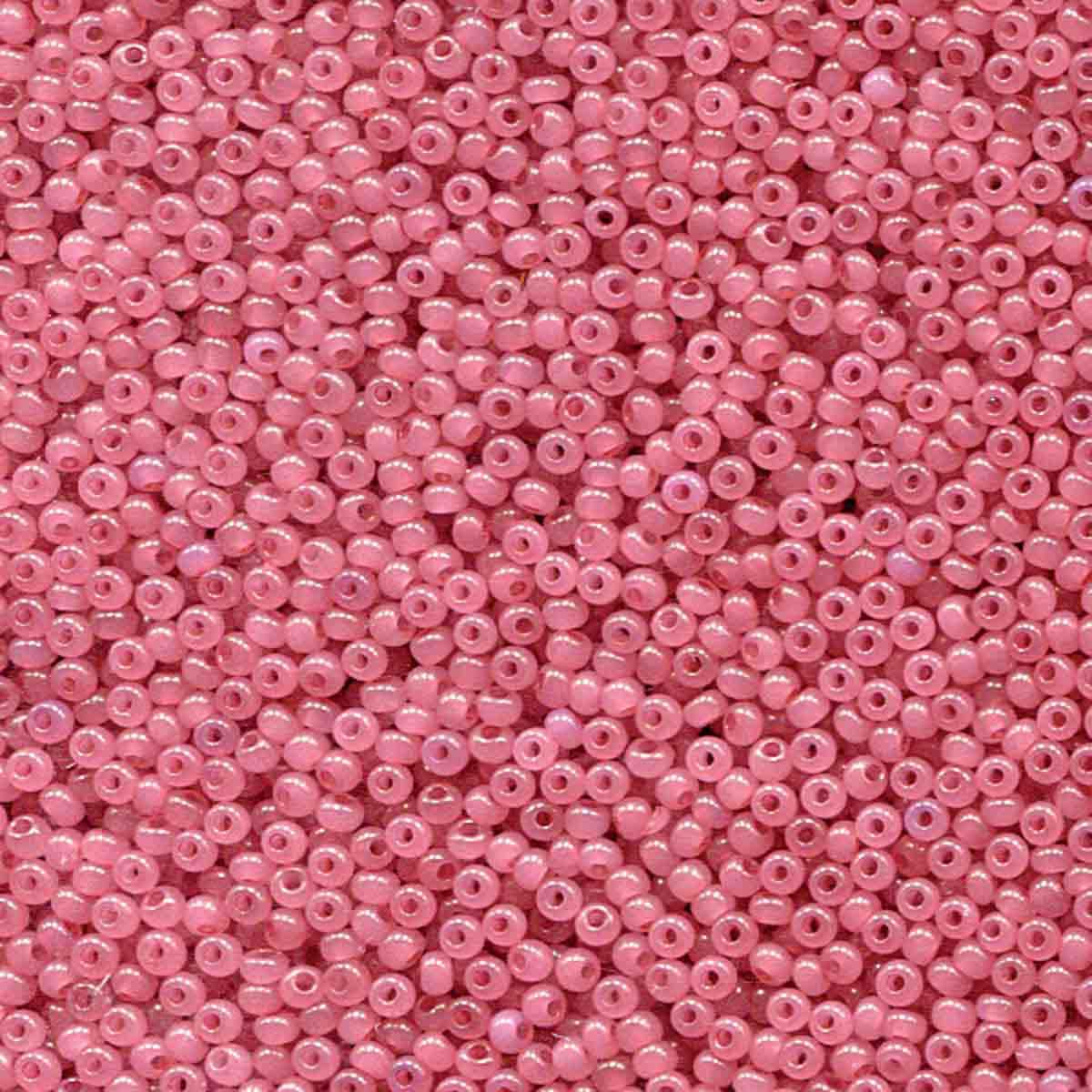 Preciosa rocailles glas 11/0 rose opal (2mm) - 10 gram