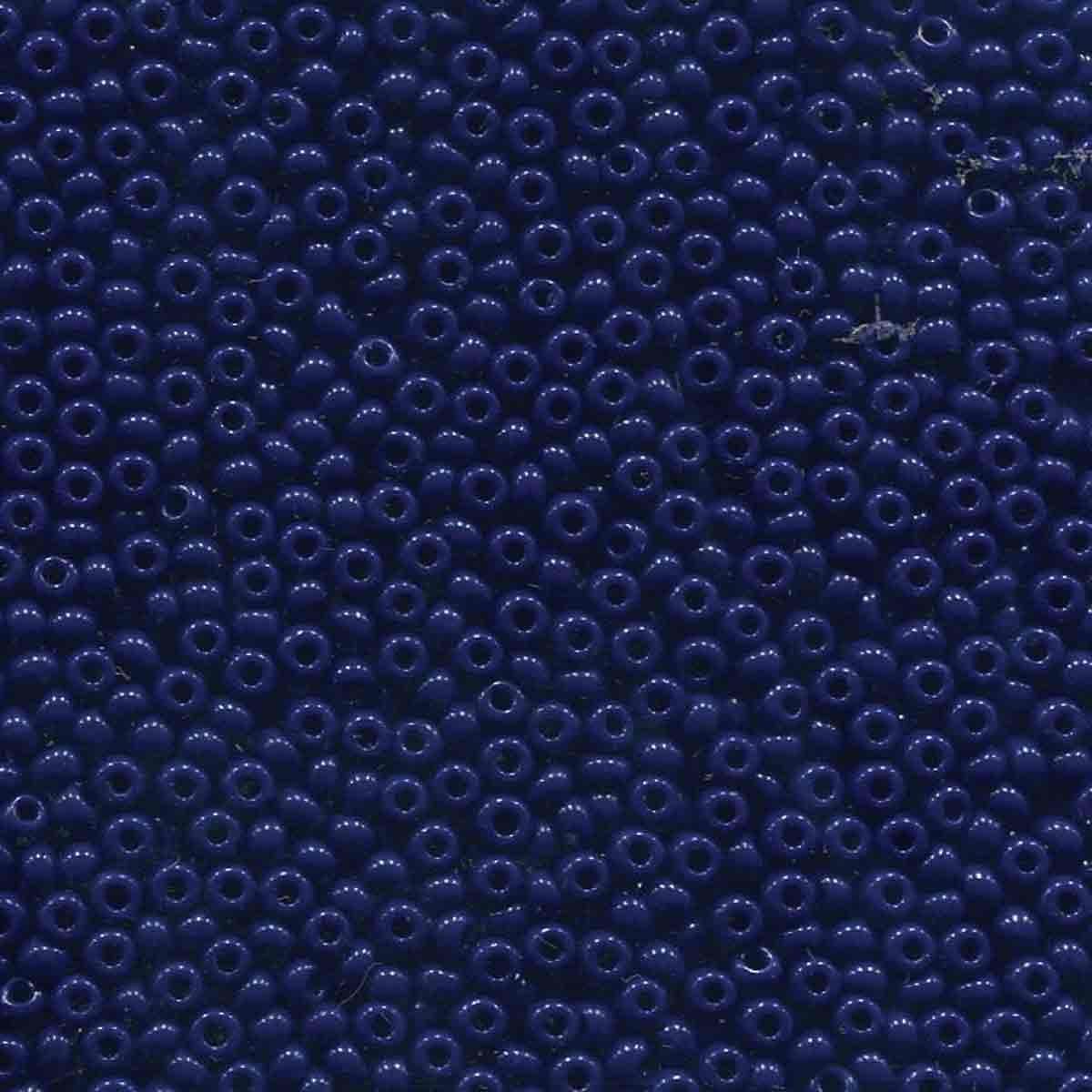 Preciosa rocailles glas 8/0 navy blue (3mm) - 10 gram