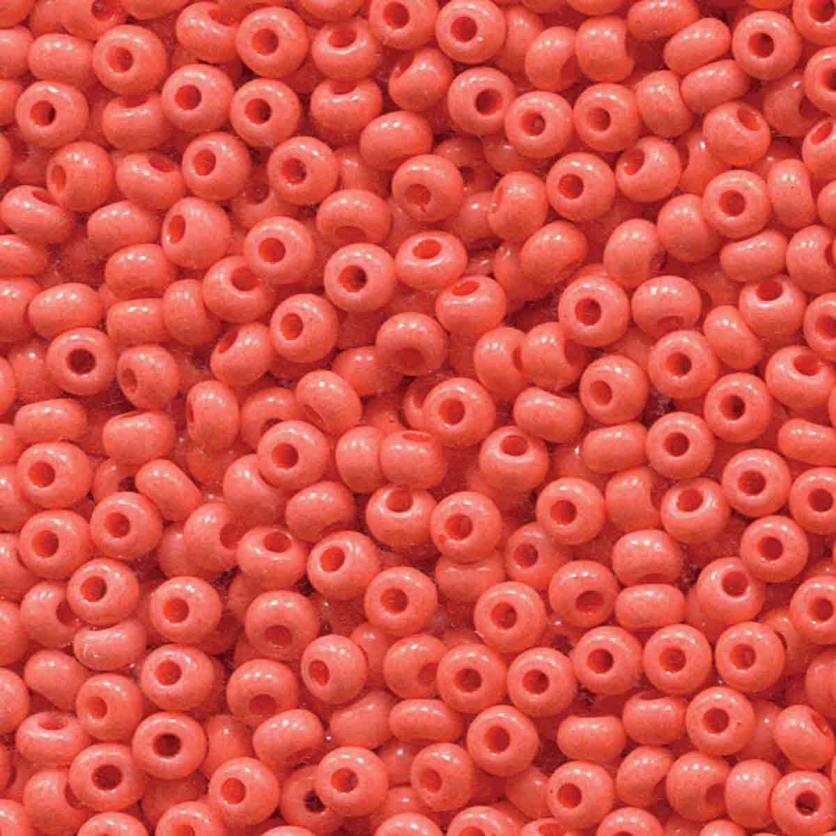 Preciosa rocailles glas 6/0 coral (4,3mm) - 10 gram