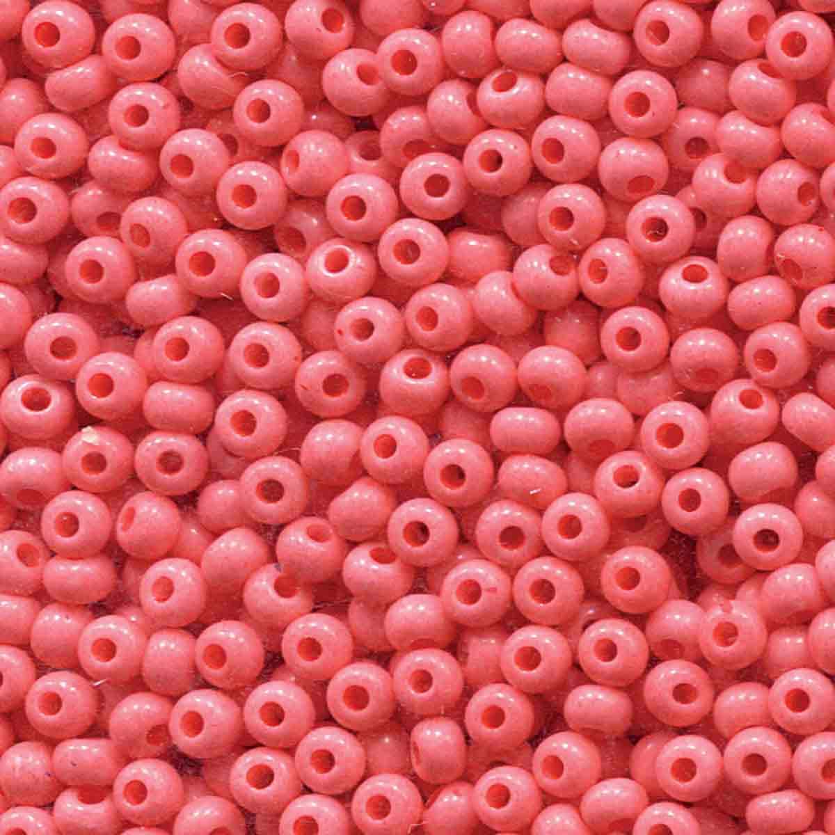 Preciosa rocailles glas 6/0 salmon (4,3mm) - 10 gram