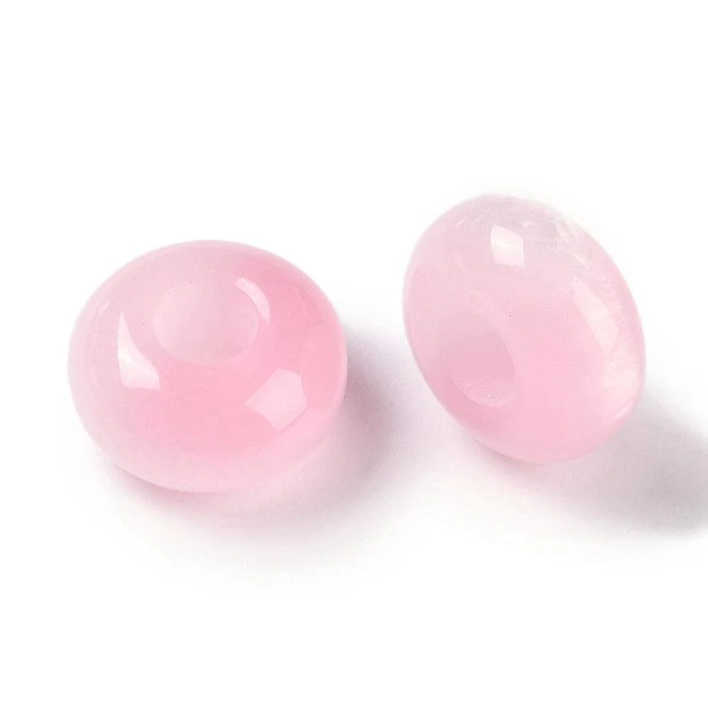 Resin kraal Pink 13mm - per stuk