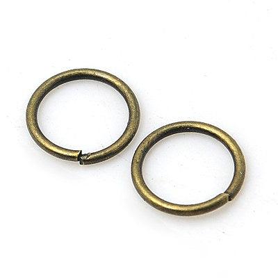 Ringetjes Brons 5x0,8mm - ±50 stuks