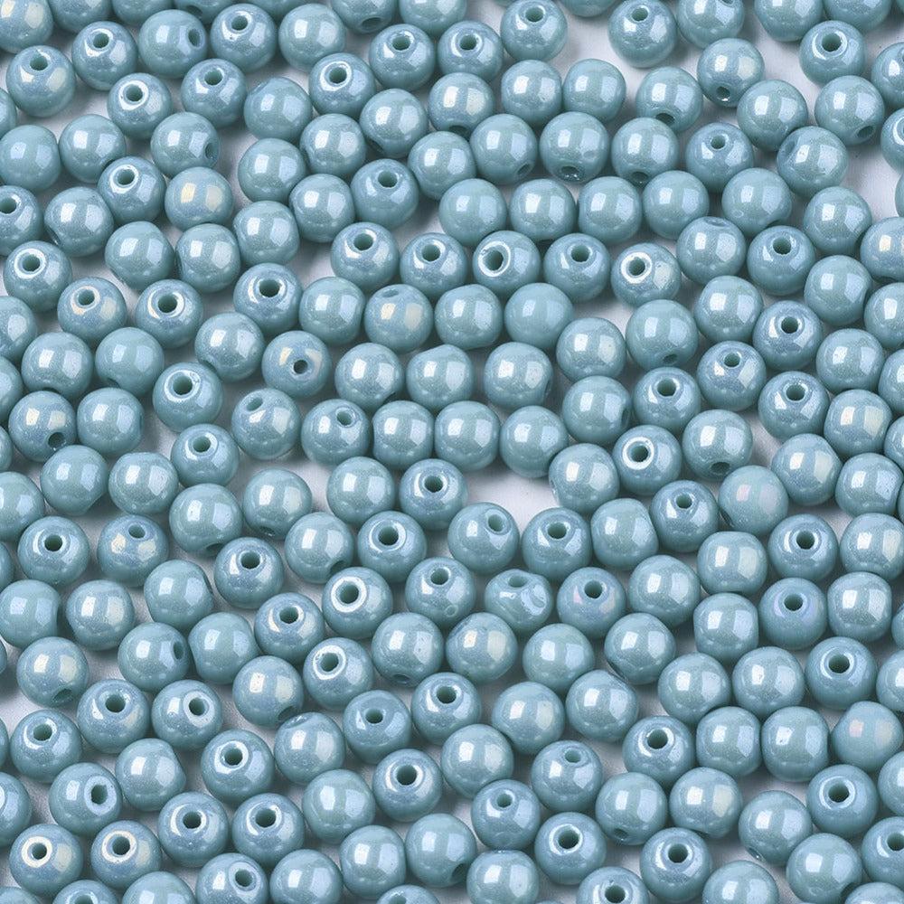 Rocailles opaque Lust light blue 6/0 (4mm) - ± 75 stuks