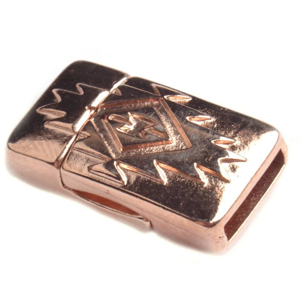 Magneetsluiting aztec Ø10x2mm Rosegoud DQ