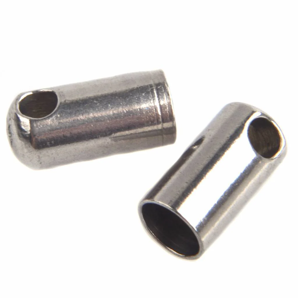 Eindkap Ø3mm RVS 8,5x4mm - 2 stuks