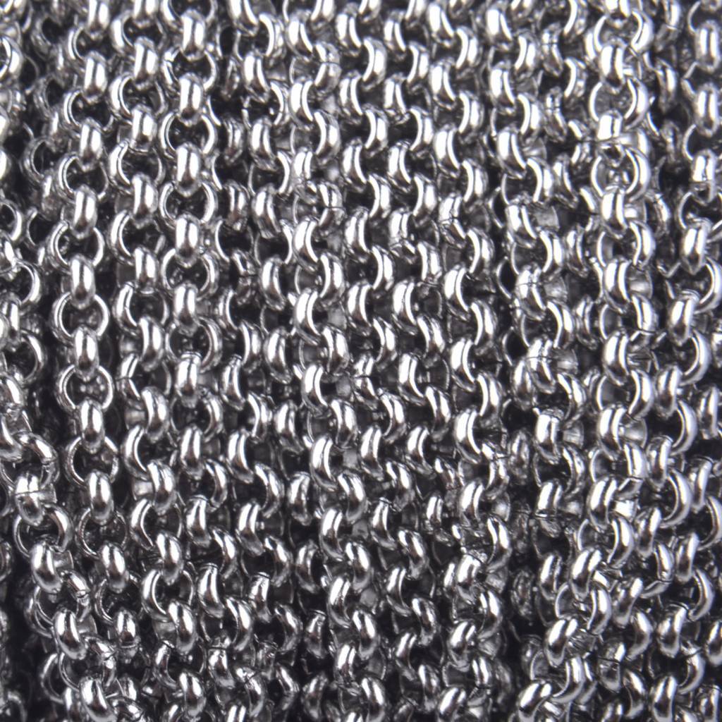 Jasseron RVS ronde schakel 2.5x1mm - prijs per 10cm - Image 2