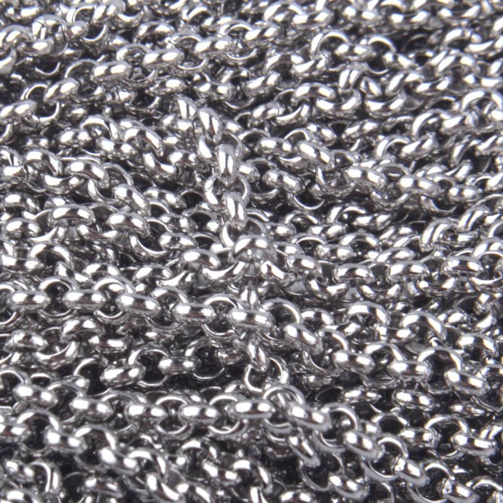 Jasseron RVS ronde schakel 3x1mm - prijs per 10cm - Image 2