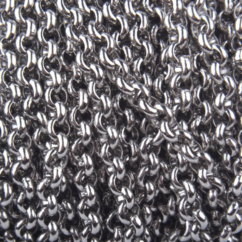 Jasseron RVS ronde schakel 4x1,5mm - prijs per 10cm - Image 2