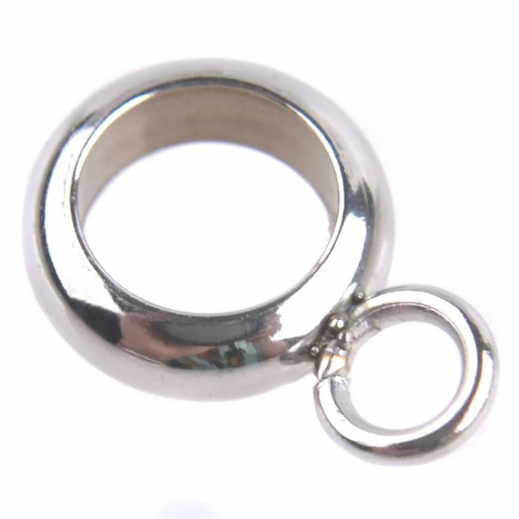 Kraal met oog Ø4mm RVS 9x6mm