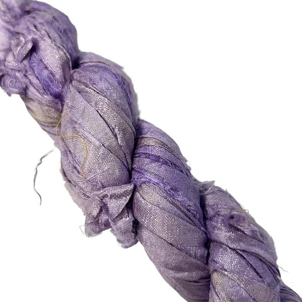 Sari lint plat Lila paars - per meter