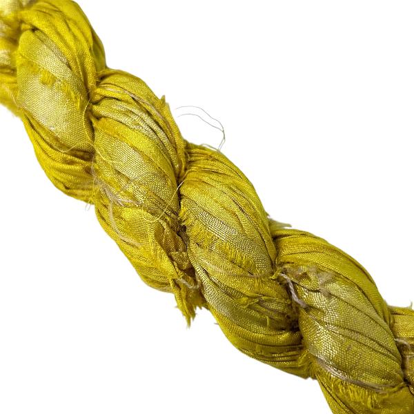 Sari lint plat Lime - per meter
