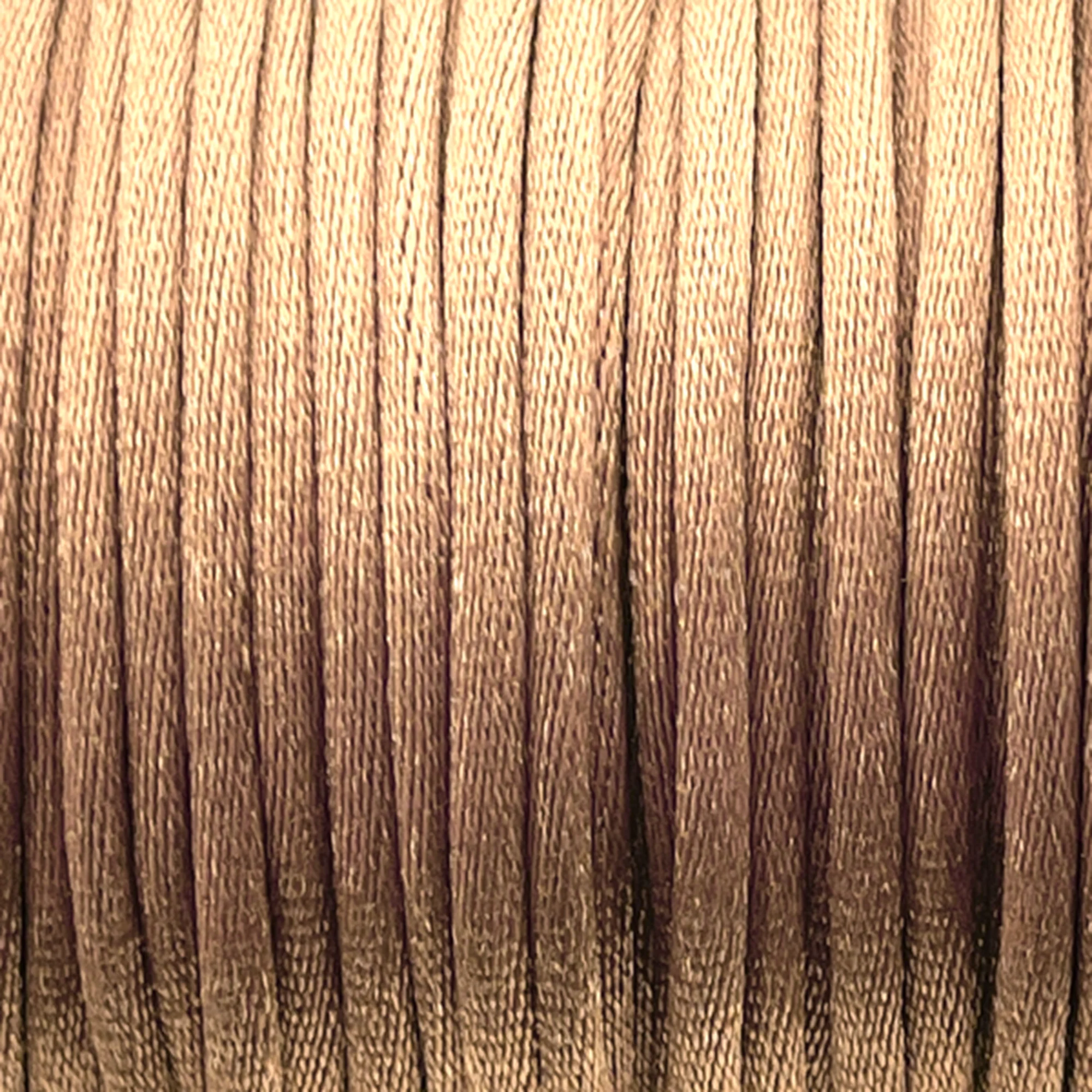 Satijn koord 2,5mm Bruin - 3 meter