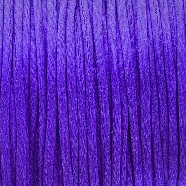 Satijn koord 1mm Mauve - 4 meter