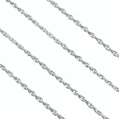 Schakelketting RVS twist 3x2mm - prijs per 10cm