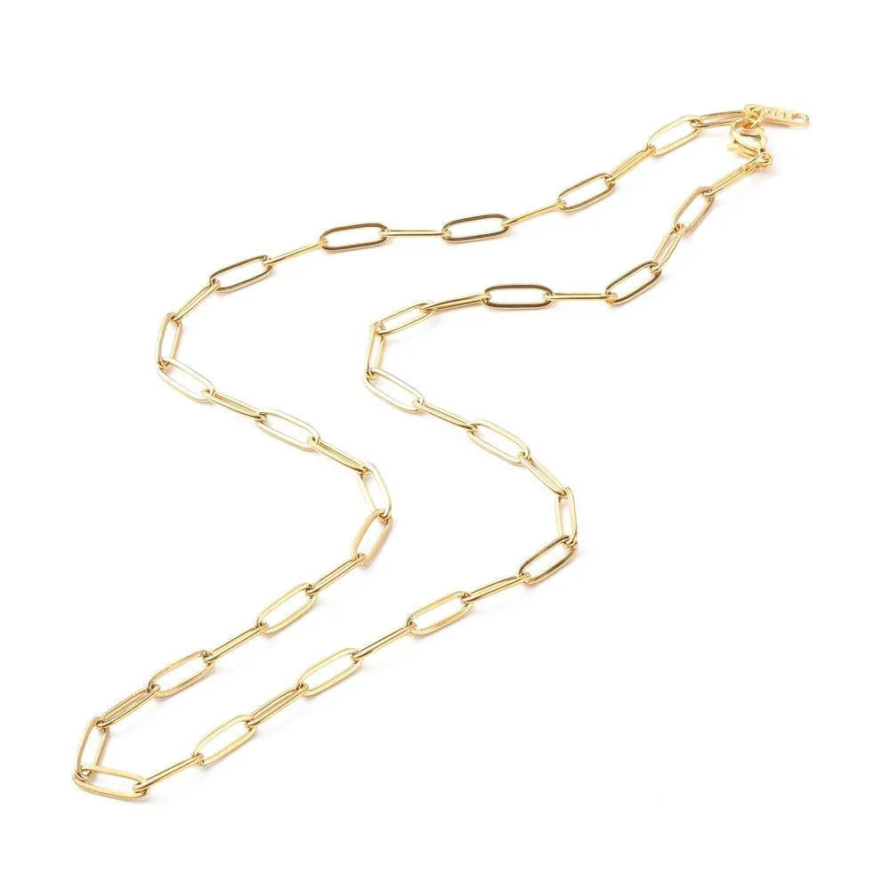 Schakelketting Stainless Steel #2 Ovaal 42-48cm - Image 2