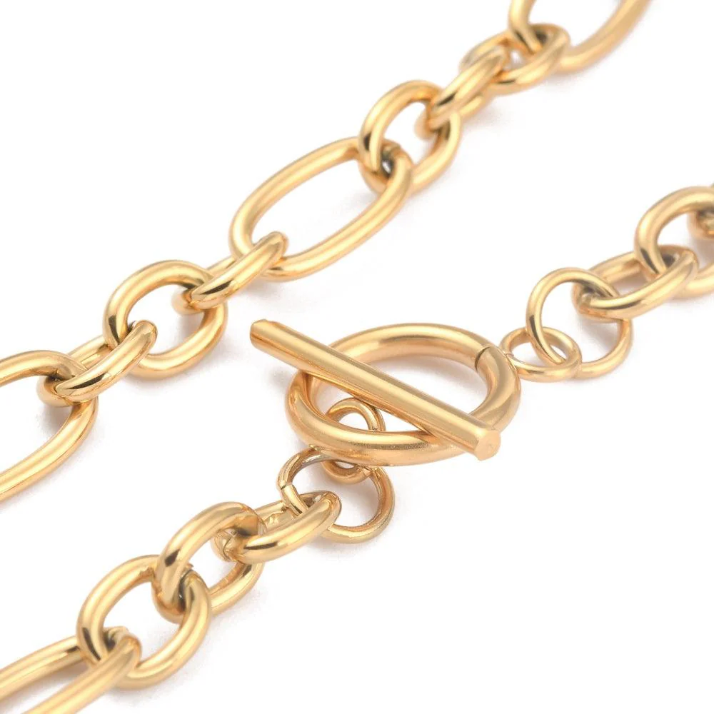 Schakelketting Stainless Steel toggle 50cm - Image 2