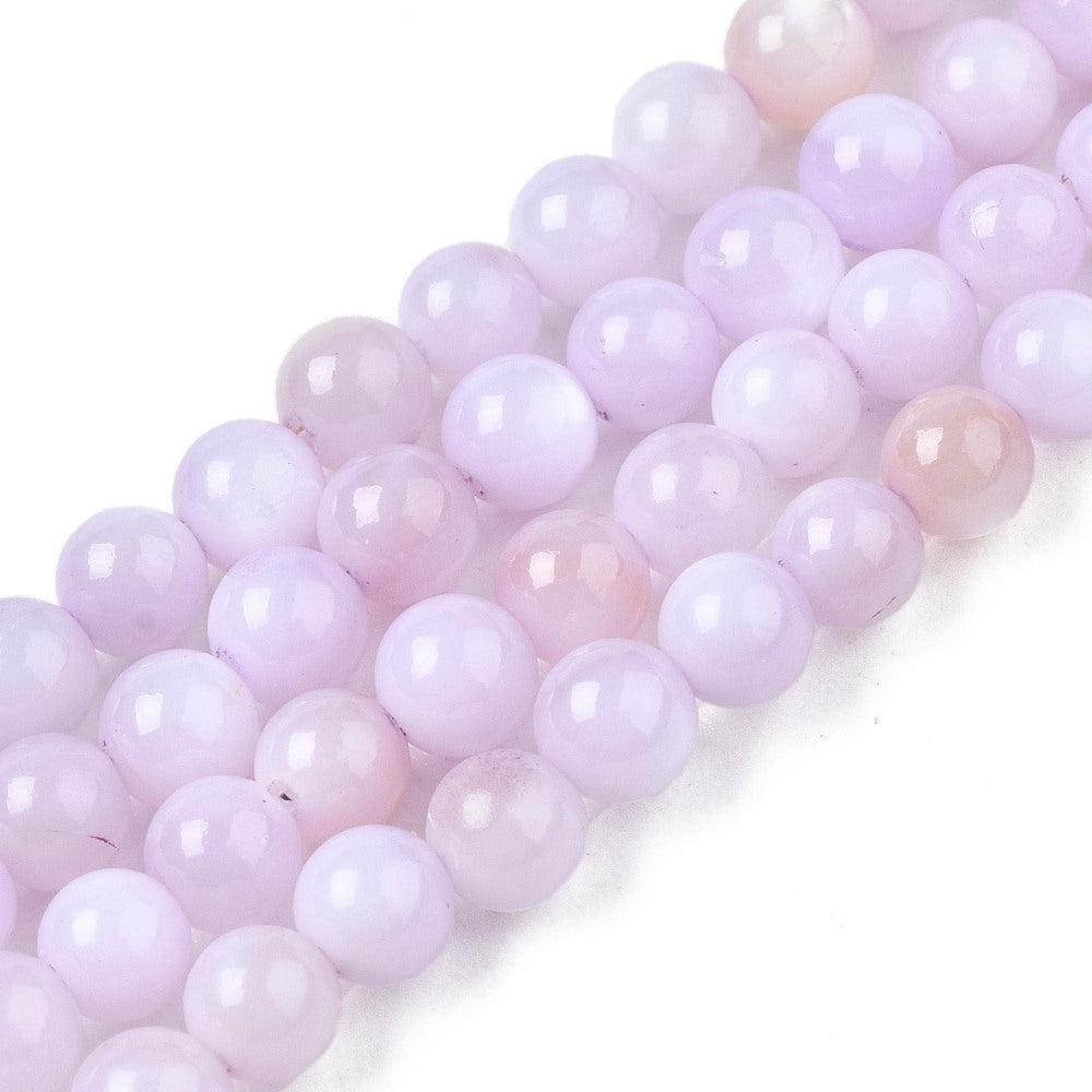 Schelp Parelmoer rond 2,5mm - Plum 40 stuks