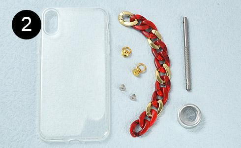 Schroefbout telefoonhoesje 17x8mm zilver/goud- per paar - Image 3