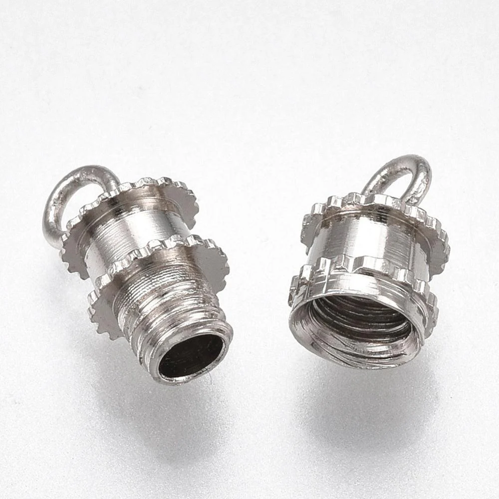 Schroefsluiting Zilver 14x5mm - 6 stuks - Image 2