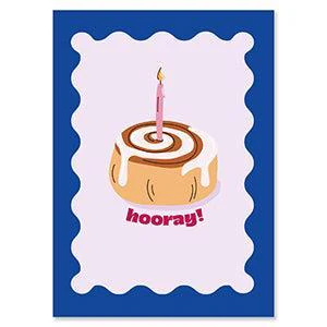 Sieraden kaartjes "Hooray" - per stuk