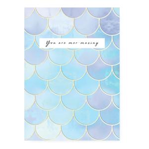 Sieraden kaartjes "You are mer-mazing" Blue