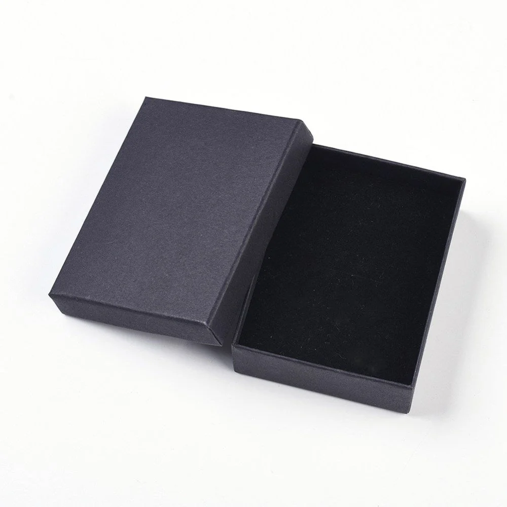 Sieradendoosje Kraft zwart 9x7x3cm - Image 2