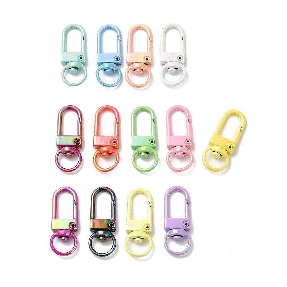 Sleutelhanger alloy gekleurd 33,5mm- per stuk