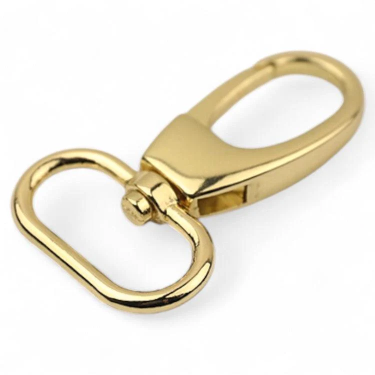 Sleutelhanger haak Goud 53mm - per stuk