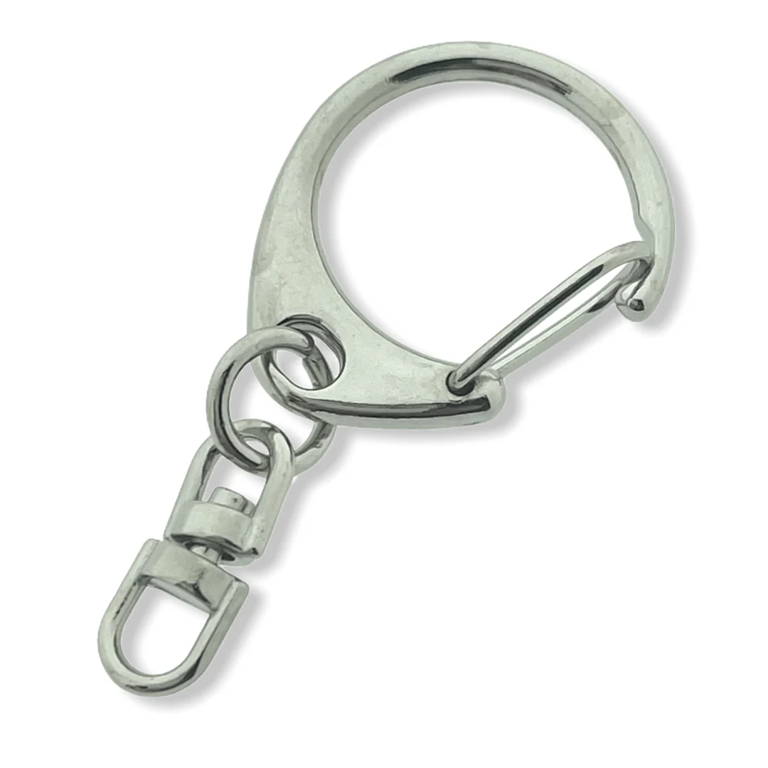 Sleutelhanger Zilver 22x47mm