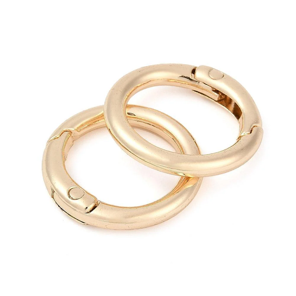 Veersluiting rond goud 24mm - per stuk - Image 2