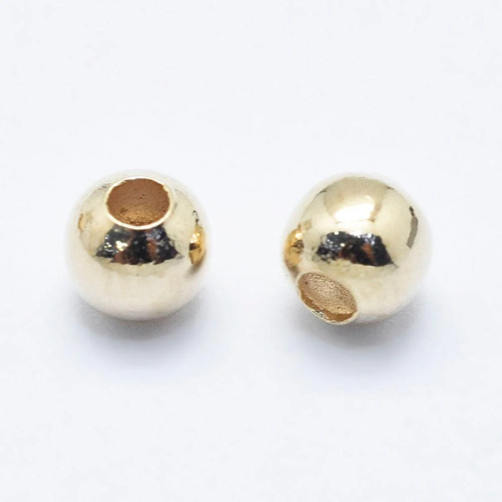 Spacer kraal Long-Lasting goud 4mm - 15 stuks - Image 2