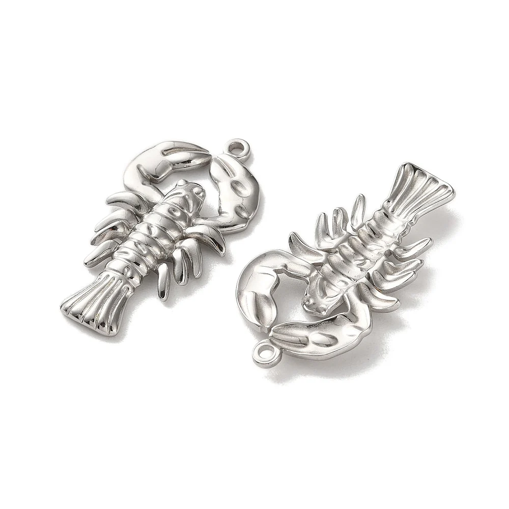 Bedel Kreeft RVS Zilverkleur 39mm – per stuk - Image 2