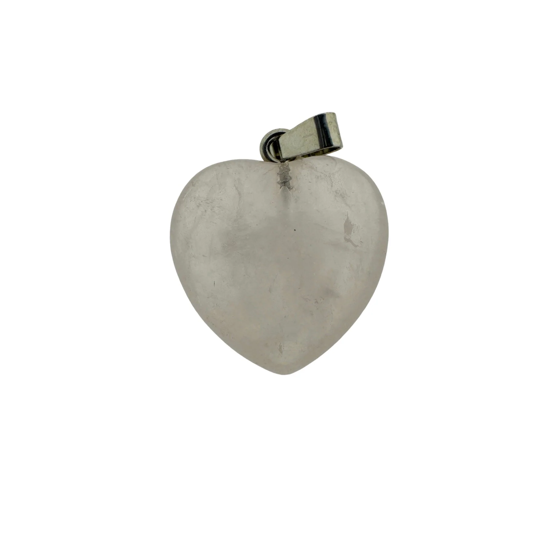 Natuursteen Heart 22x20mm Rozenkwarts