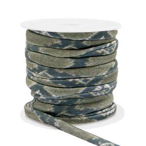 Stitched elastisch lint snake Green ash - 30cm - Image 2