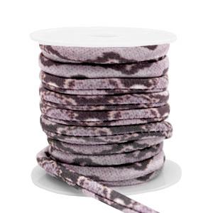 Stitched elastisch lint snake Lila-grey - 30cm - Image 2