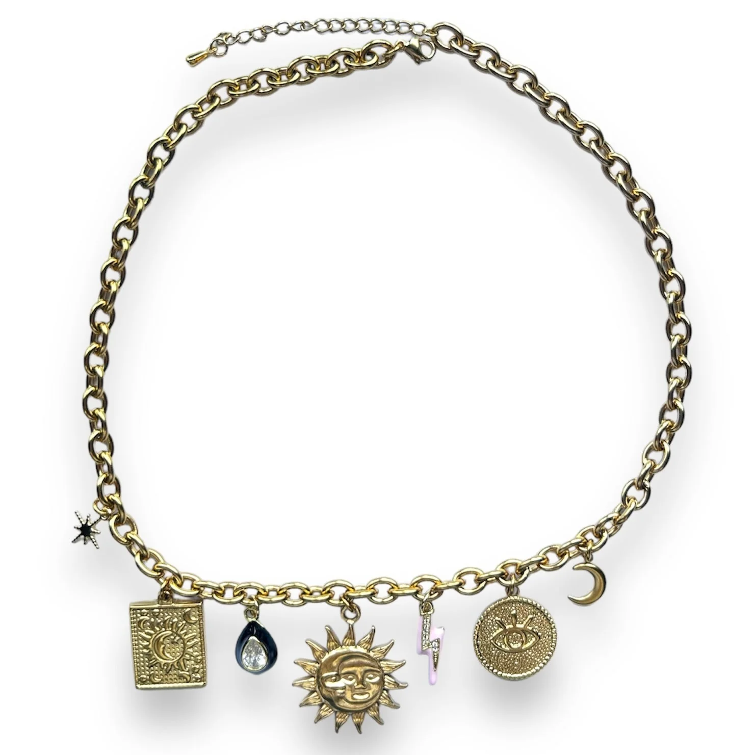 Sun & Moon ketting Stainless steel - Image 3