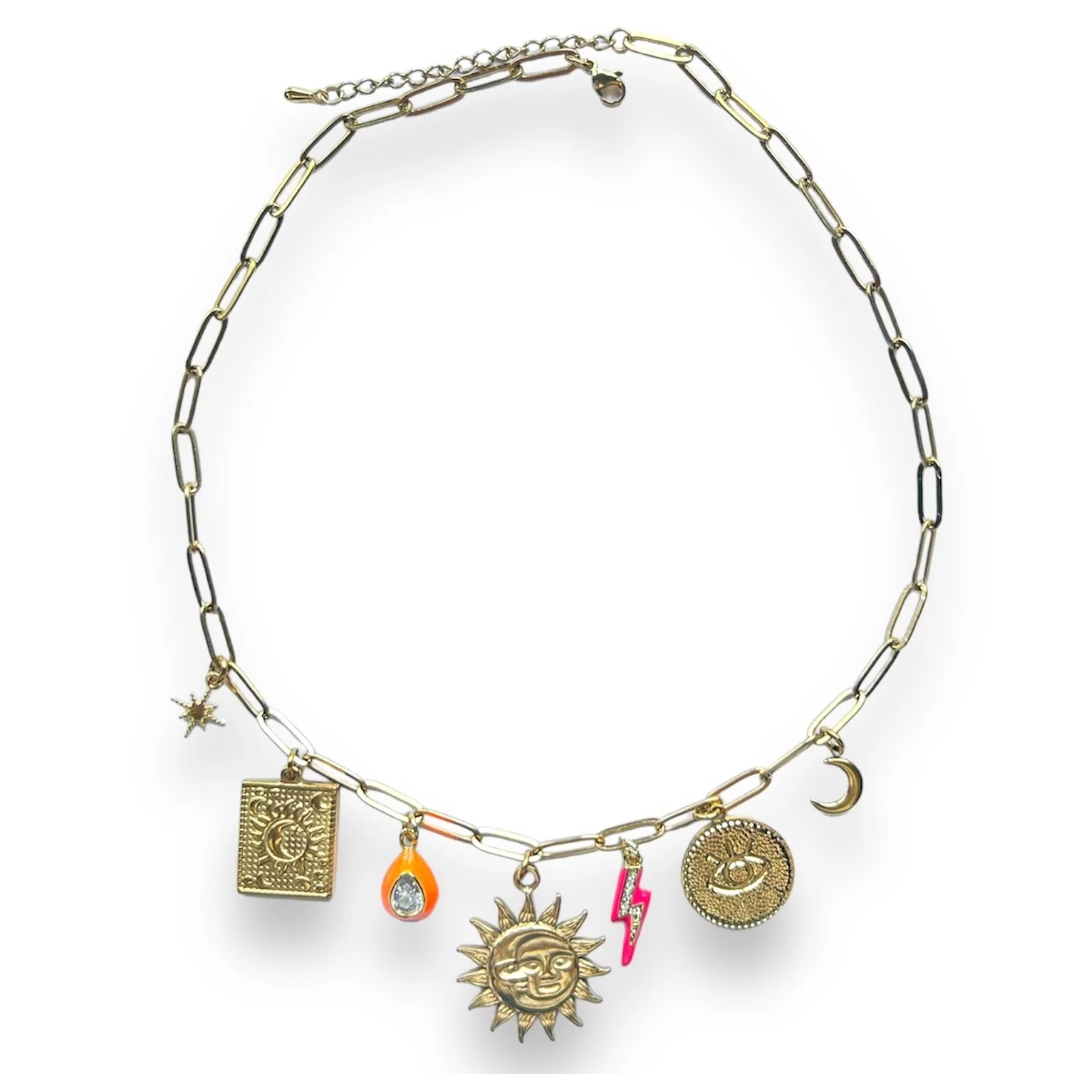 Sun & Moon ketting Stainless steel - Image 4