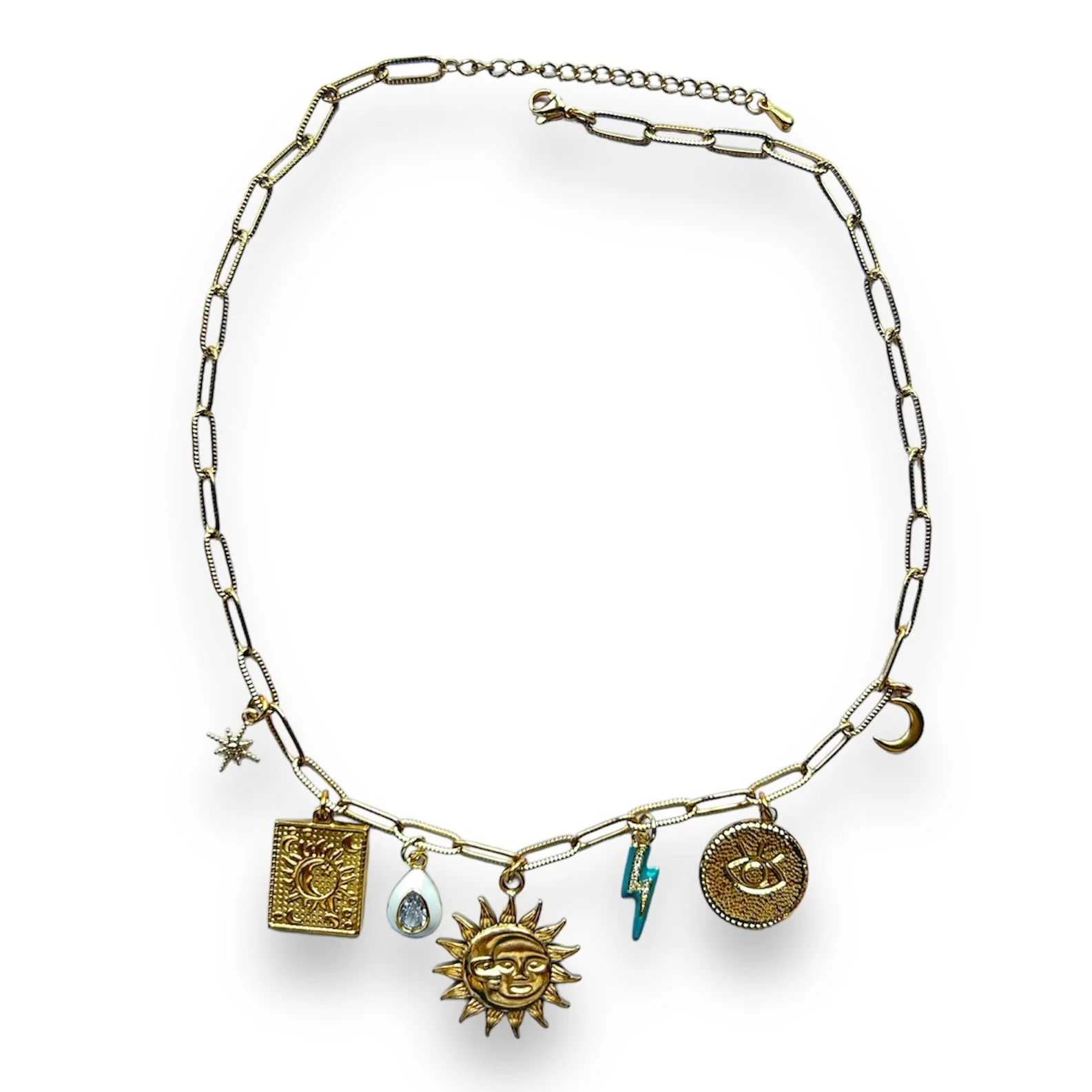 Sun & Moon ketting Stainless steel - Image 5