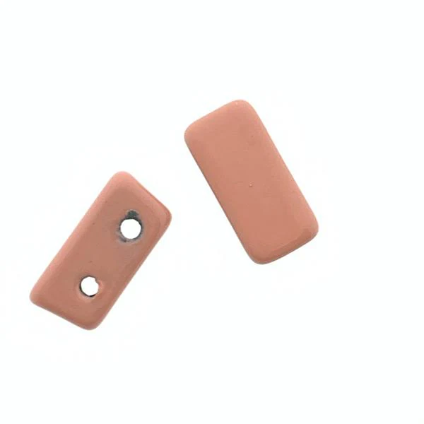 Tegel kraal smal Salmon 8x4x4mm