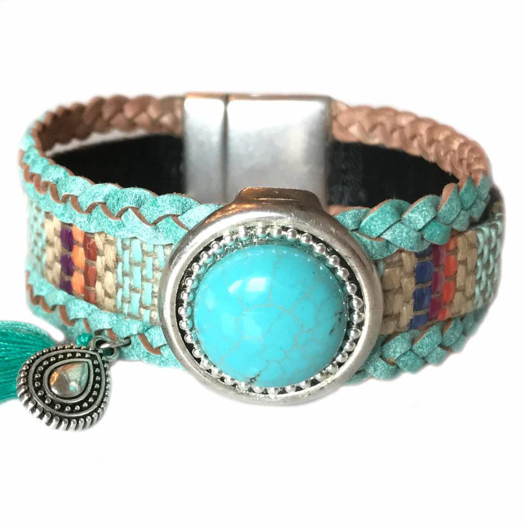 DIY pakketje turquoise IBIZA bracelet - Image 2