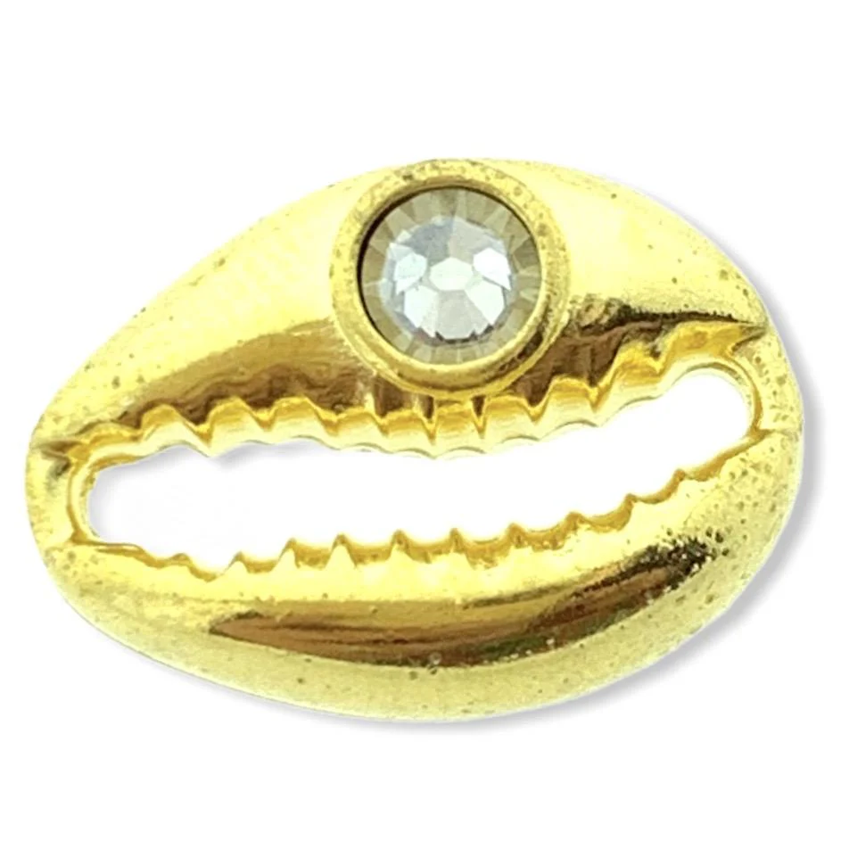 Tussenzetsel kauri ss16 Goud 24kr DQ 18x13mm - Image 2