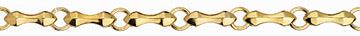 Tussenzetsel kraal Hourglass 24K Goud DQ - 16x5mm - Image 2