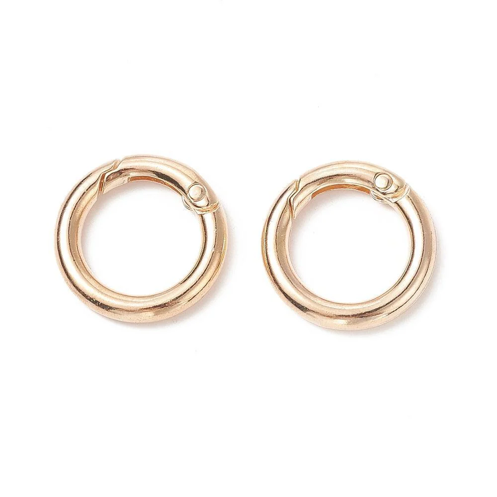 Veerring O-Ring Alloy Licht Goud 25mm - per stuk - Image 3